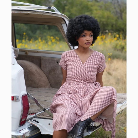 Little Cottonwood Fern Wrap Dress - Picture 2 of 5